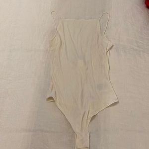 Square neck, low back bodysuit - NEVER WORN